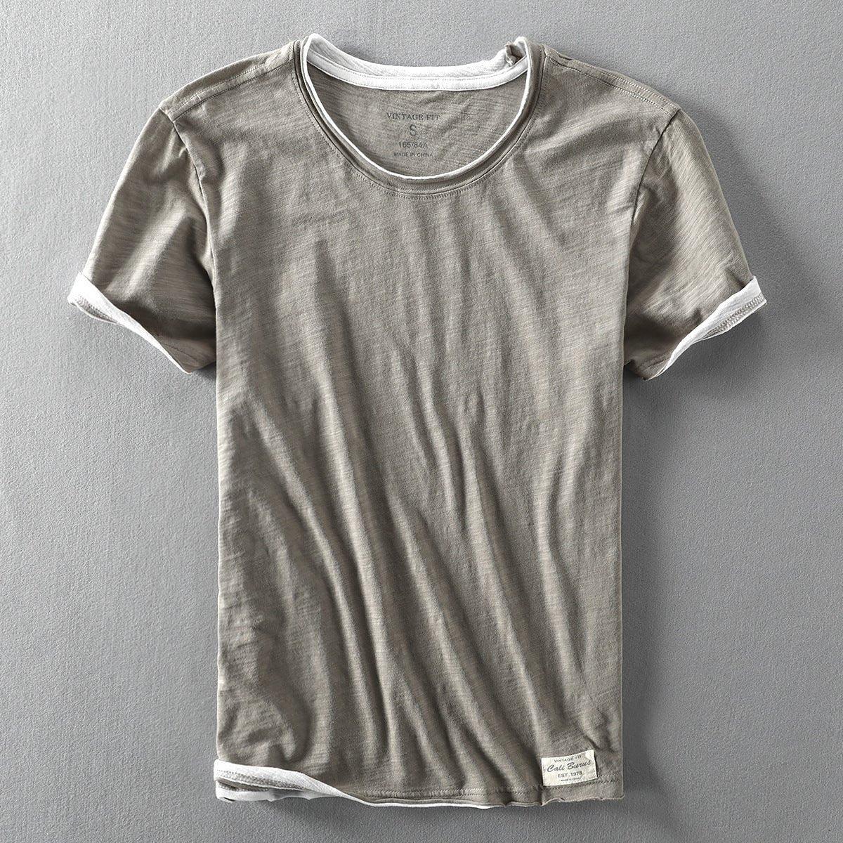 T-shirt en Coton pour Homme | Respirant & Classique