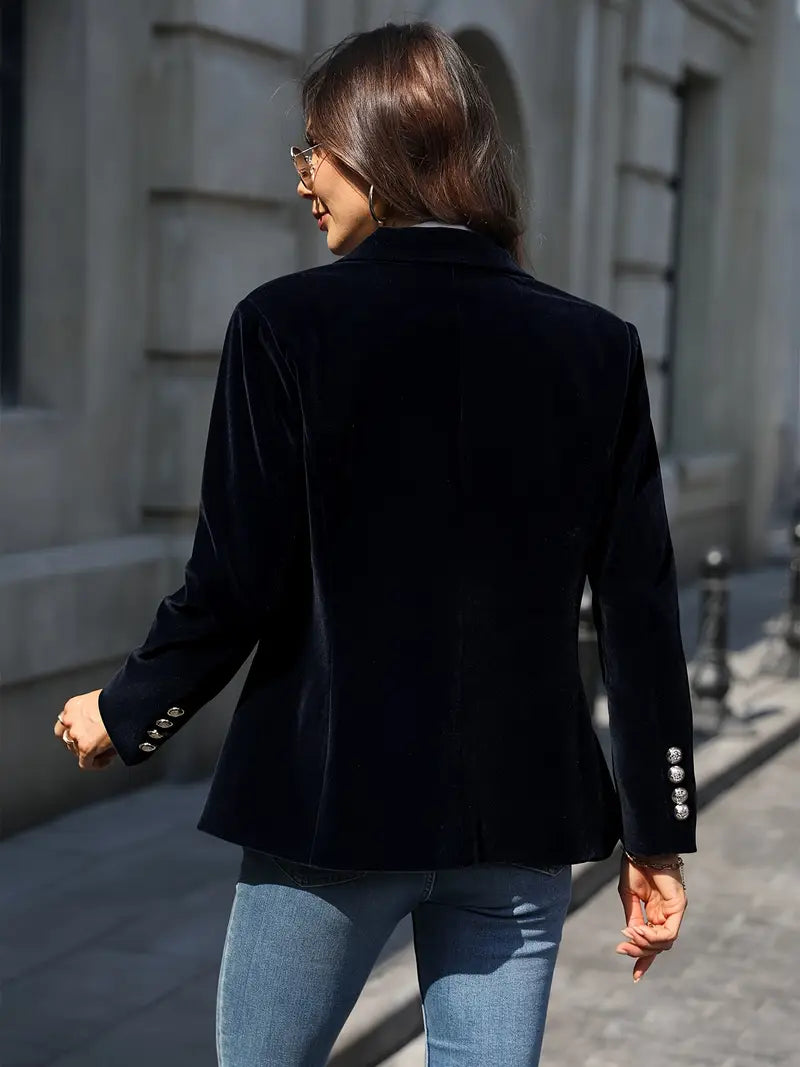 Caterina™ | Blazer en Velours Élégant