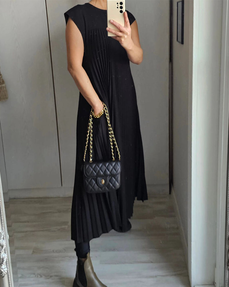 Edith™ | Robe Maxi Plissée