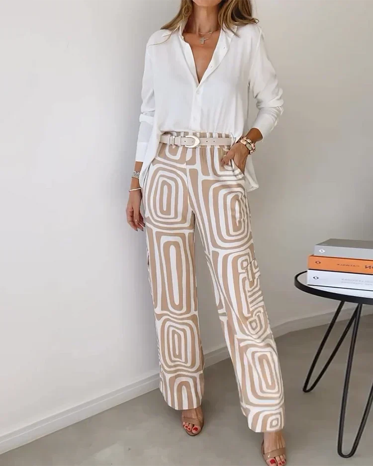 Olivia | Ensemble Deux Pièces Élégant (CEINTURE OFFERTE)