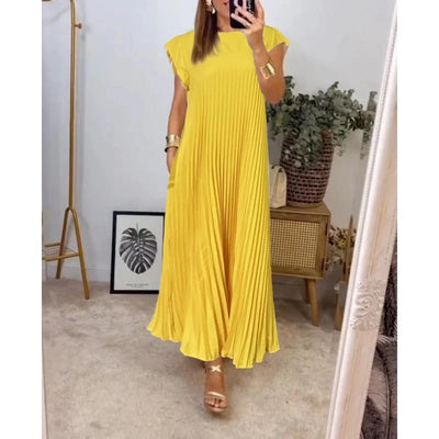 Edith™ | Robe Maxi Plissée