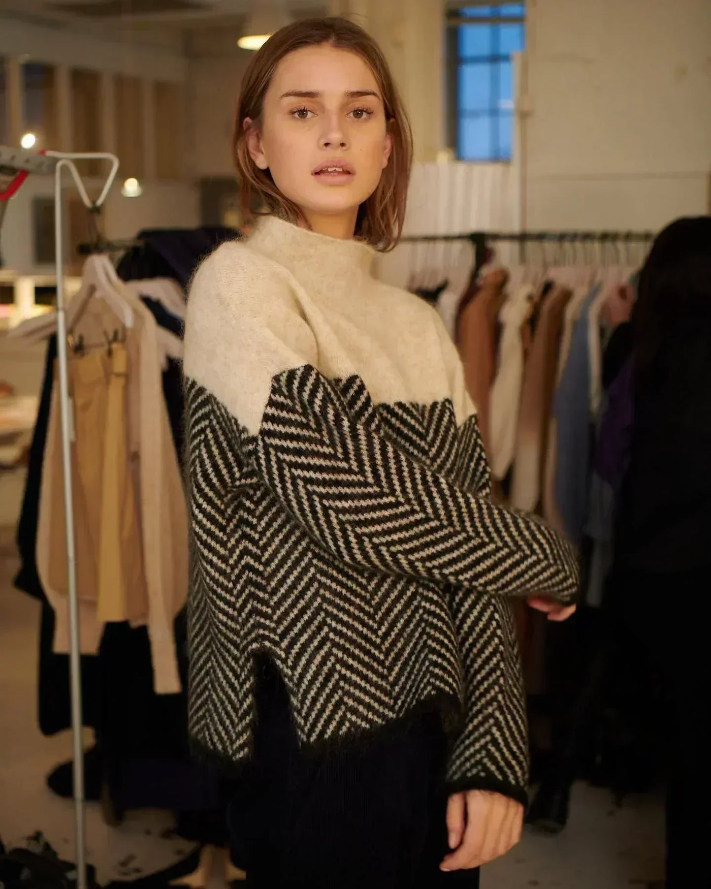 Agathe - Pull à col roulé