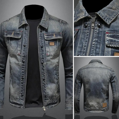 LORENZO | VESTE EN JEAN CLASSIQUE