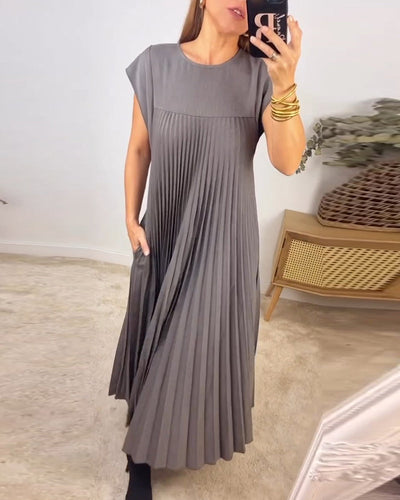 Edith™ | Robe Maxi Plissée