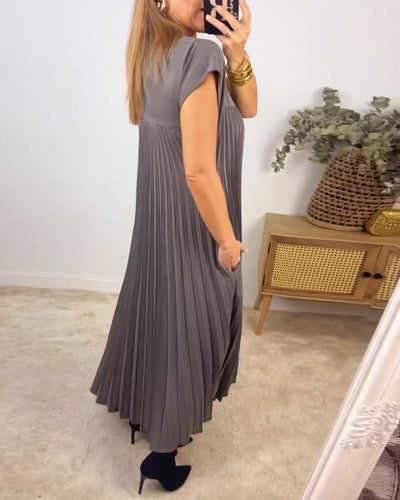 Edith™ | Robe Maxi Plissée