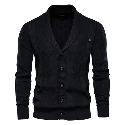 MIRAVO | Cardigan pour hommes avec patte de boutonnage