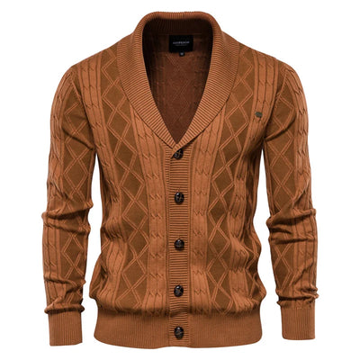 MIRAVO | Cardigan pour hommes avec patte de boutonnage