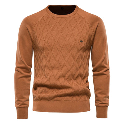 MIRAVO | Pull homme à motif carreaux