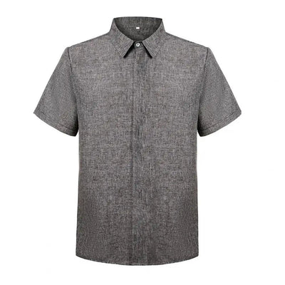 Chemise pour hommes intemporelle | Chemise d'été à col en V