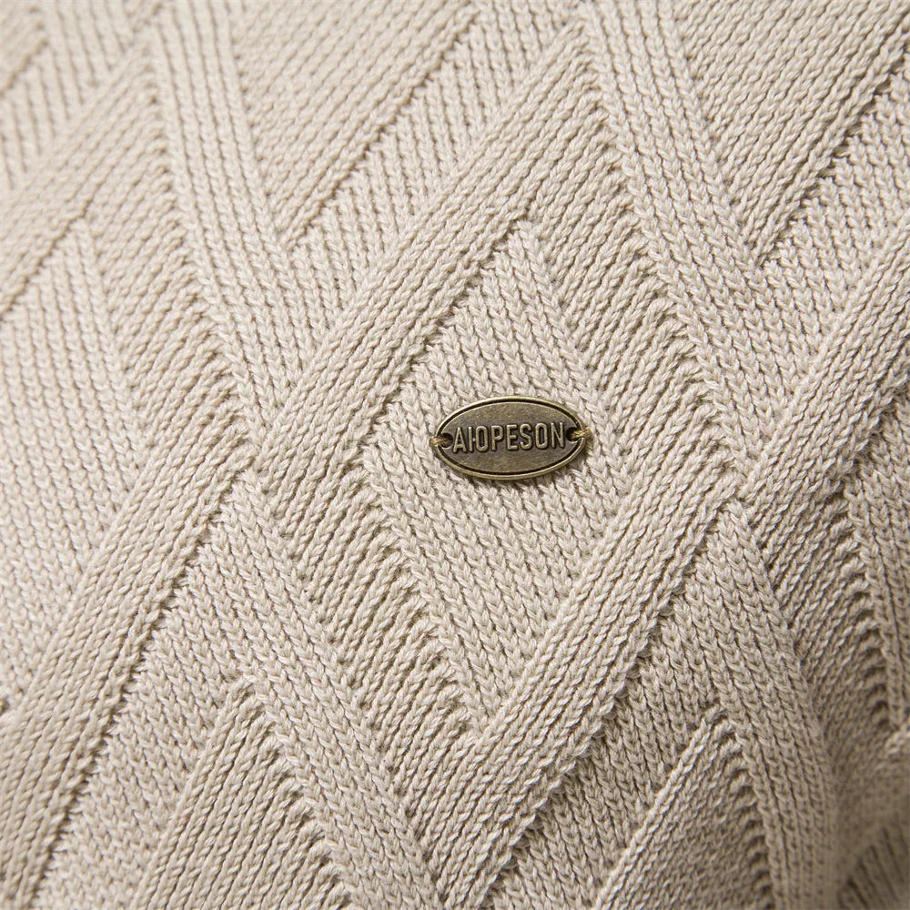 MIRAVO | Pull homme à motif carreaux