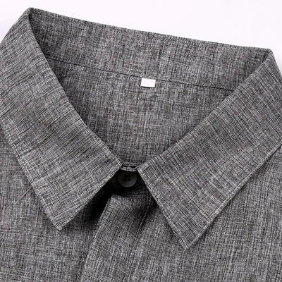 Chemise pour hommes intemporelle | Chemise d'été à col en V