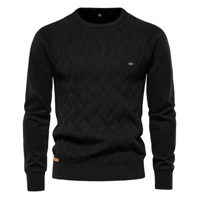MIRAVO | Pull homme à motif carreaux