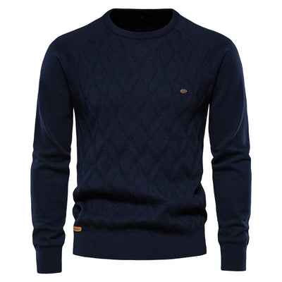 MIRAVO | Pull homme à motif carreaux