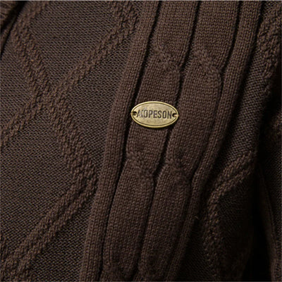 MIRAVO | Cardigan pour hommes avec patte de boutonnage