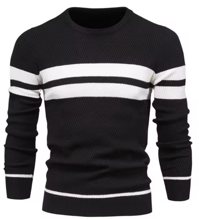 MIRAVO | Pull en laine élégant pour homme avec motif chevron