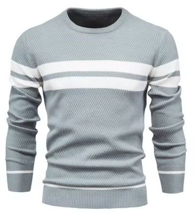 MIRAVO | Pull en laine élégant pour homme avec motif chevron