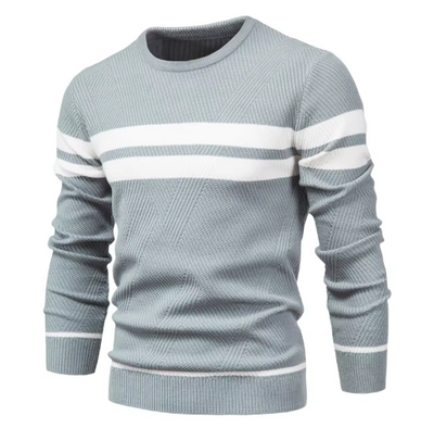 MIRAVO | Pull en laine élégant pour homme avec motif chevron