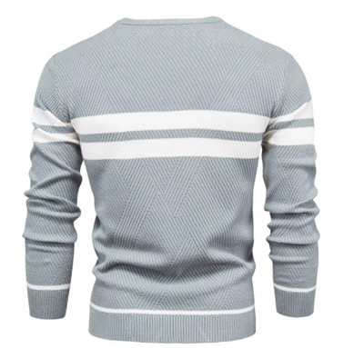 MIRAVO | Pull en laine élégant pour homme avec motif chevron
