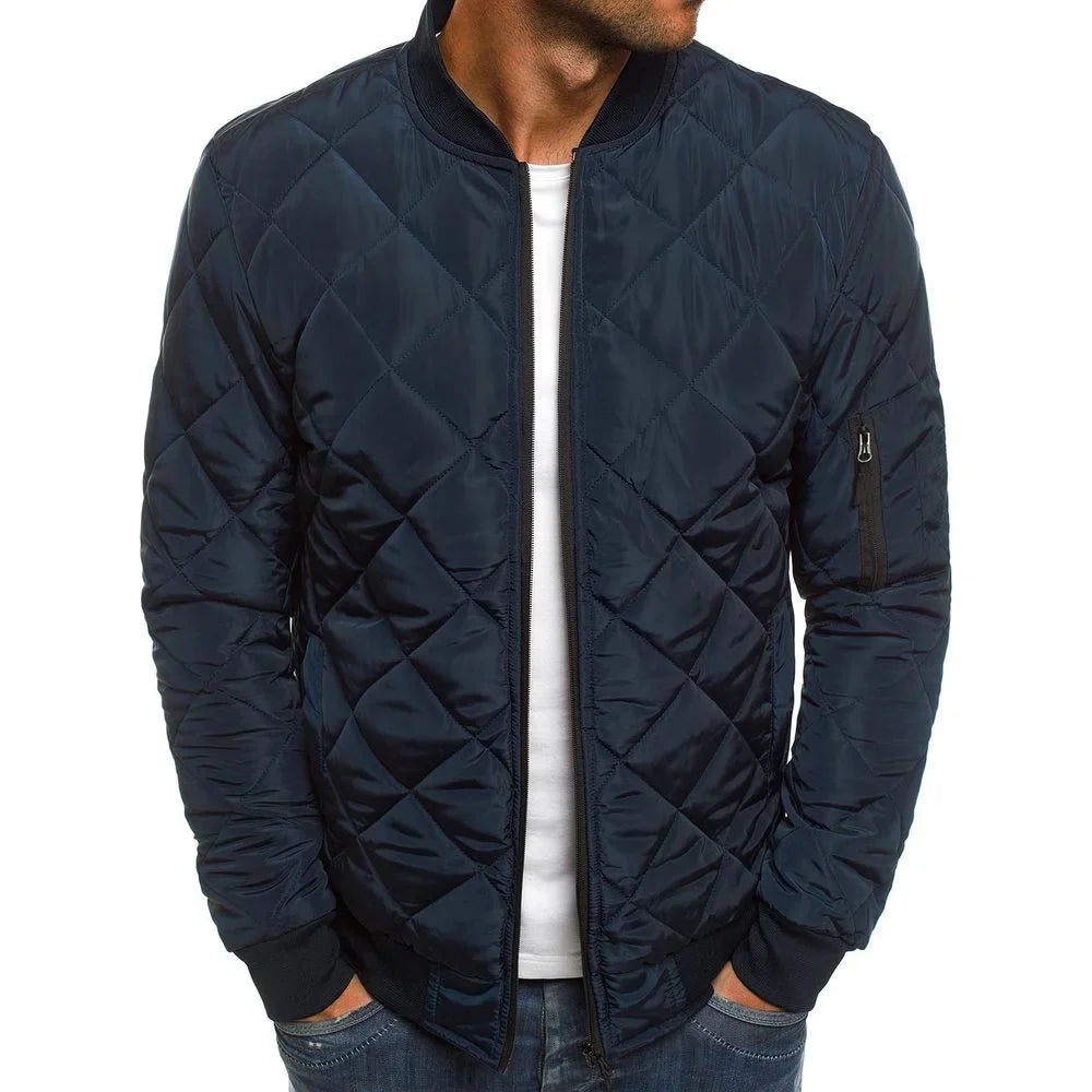 Dale | Veste en coton à motif losanges