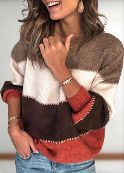 Anna - Pull doux à rayures