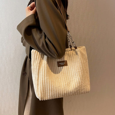 Julia Sac en Velours Côtelé en Coton