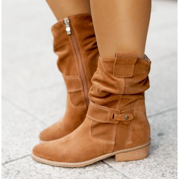 Alexis – Bottines avec Fermeture Éclair Simple et Confort Orthopédique+ Support