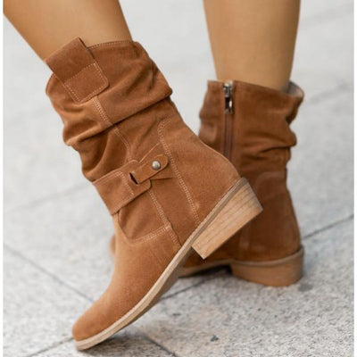 Alexis – Bottines avec Fermeture Éclair Simple et Confort Orthopédique+ Support