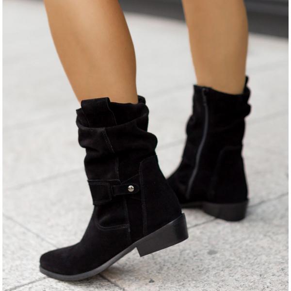 Alexis – Bottines avec Fermeture Éclair Simple et Confort Orthopédique+ Support