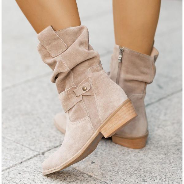 Alexis – Bottines avec Fermeture Éclair Simple et Confort Orthopédique+ Support