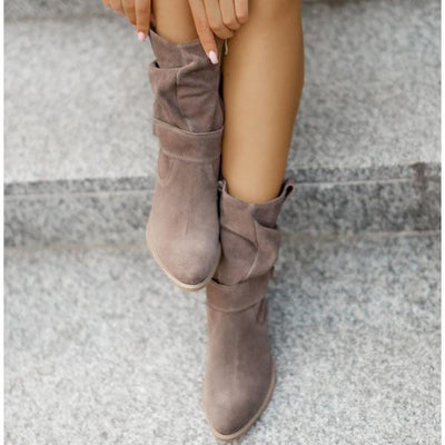 Alexis – Bottines avec Fermeture Éclair Simple et Confort Orthopédique+ Support