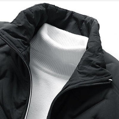 Veste d'hiver en tissu en coton résistant | Légère et chaude avec triple isolation