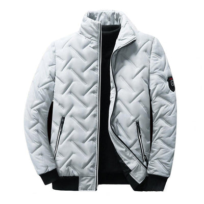 Veste d'hiver en tissu en coton résistant | Légère et chaude avec triple isolation