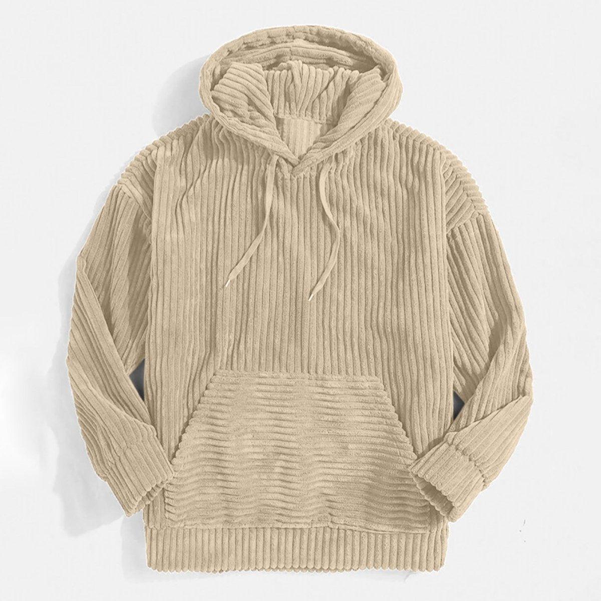 Sweat à capuche femme en velours avec poche kangourou