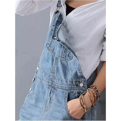 Robe en Denim Sans Manches pour Femme