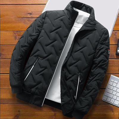 Veste d'hiver en tissu en coton résistant | Légère et chaude avec triple isolation