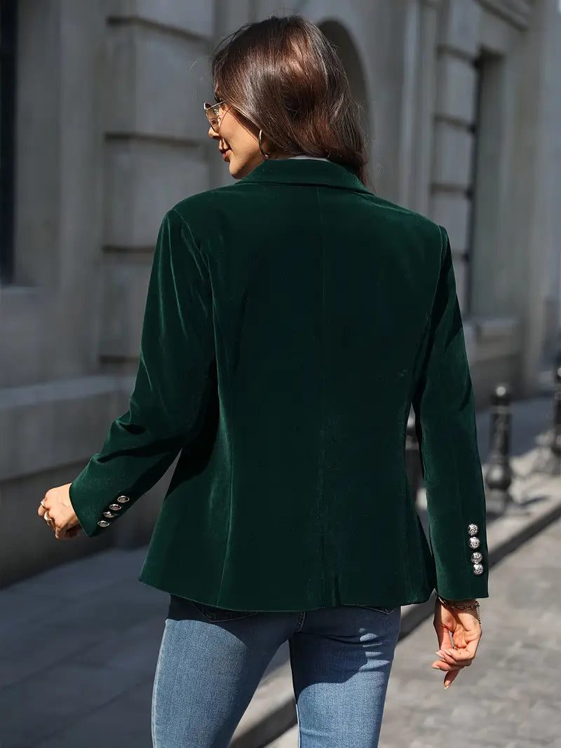 Caterina™ | Blazer en Velours Élégant