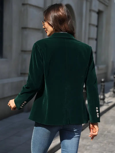 Caterina™ | Blazer en Velours Élégant