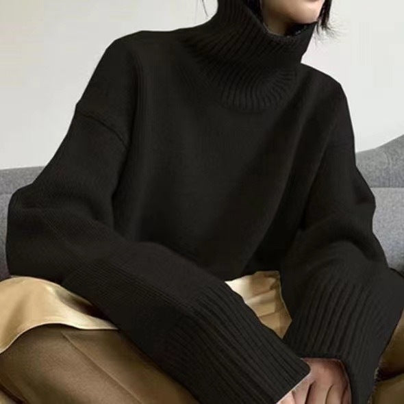 EMILY | PULL COL ROULÉ CONFORTABLE