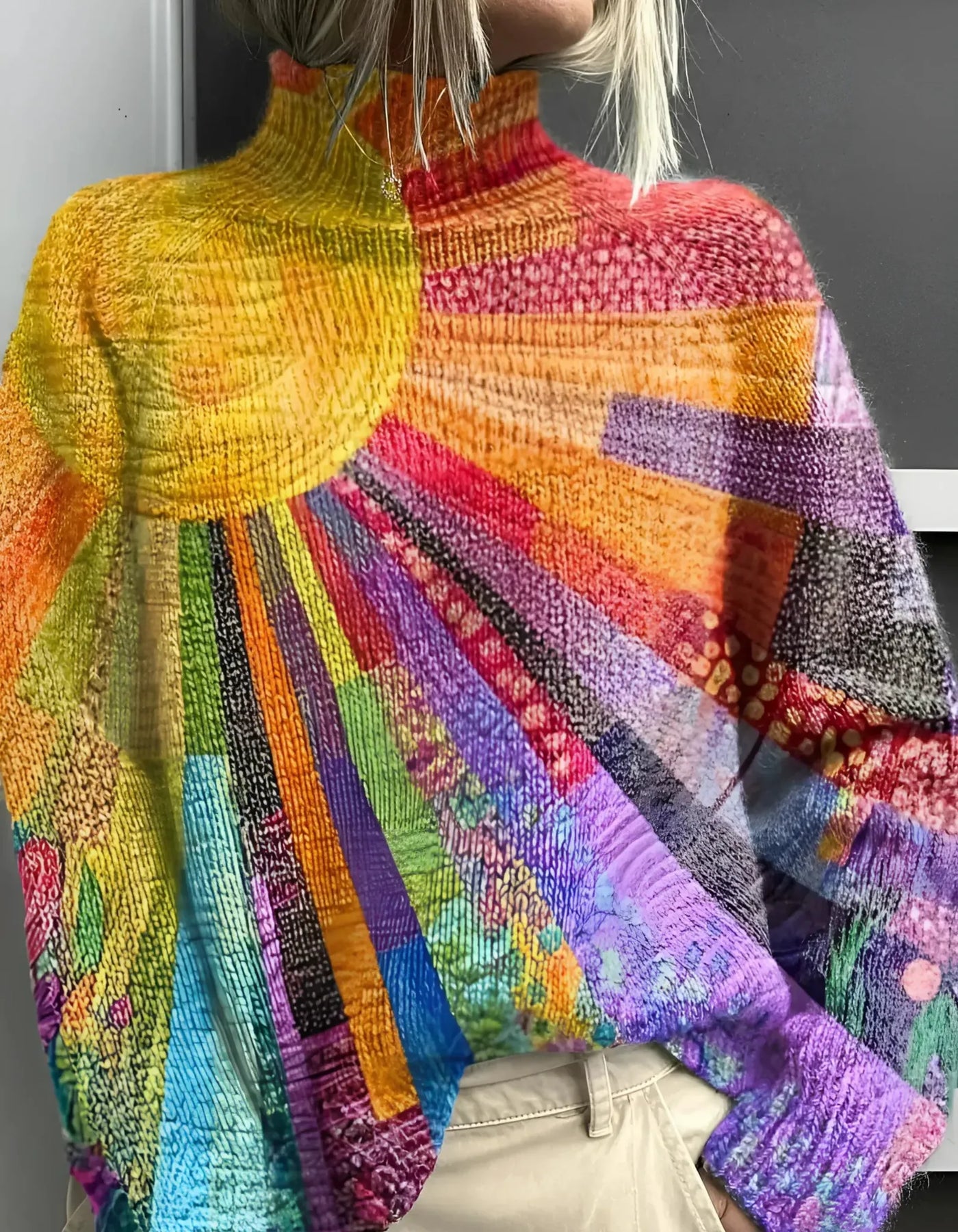 Lou | Col roulé coloré et joyeux