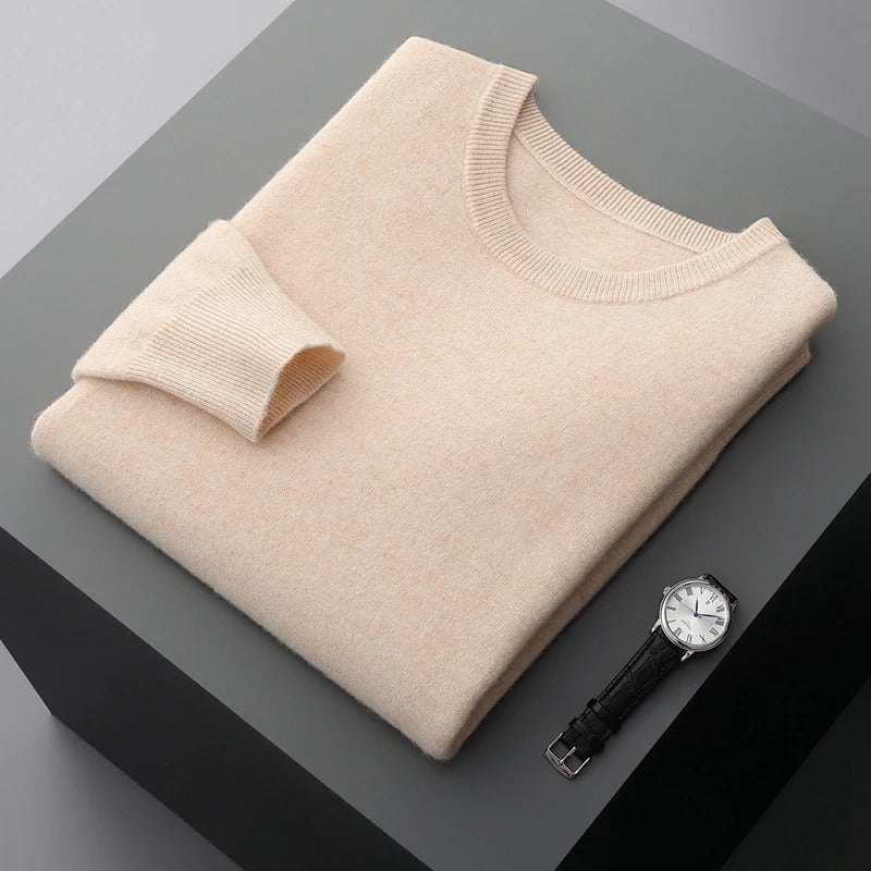 Pull simple pour hommes | Col rond, classique et polyvalent