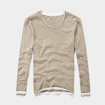 Pull Décontracté en Coton pour Homme | Col en V & 100% Coton