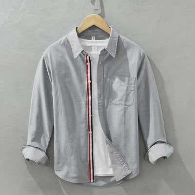Chemise à Manches Longues en Coton pour Homme | Confortable & Élégante