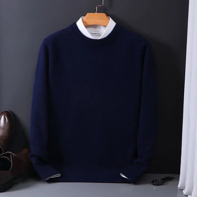Pull en laine luxueux pour hommes | Simple et doux