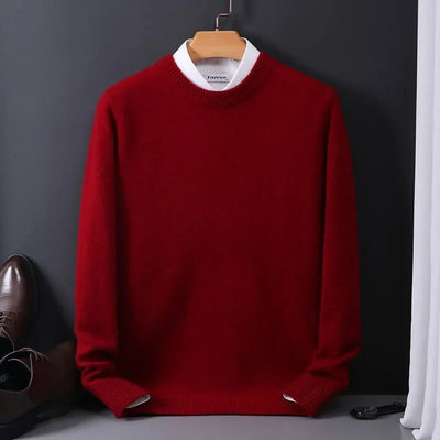 Pull en laine luxueux pour hommes | Simple et doux