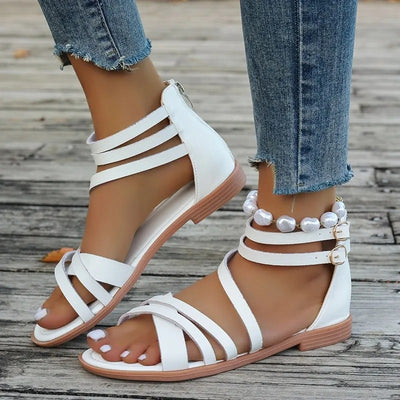Sandales Élégantes à Strass – Un Mélange Parfait de Style et de Confort