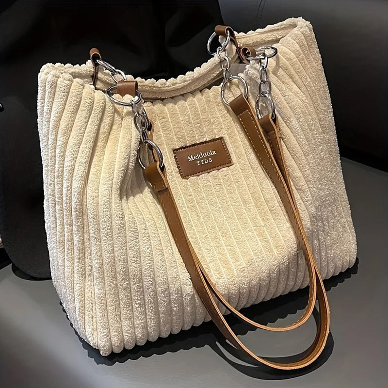 Julia Sac en Velours Côtelé en Coton