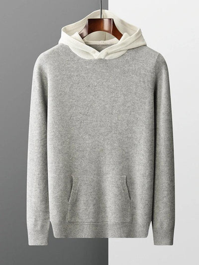 Sweat à Capuche Homme en Laine | Tricoté & Résistant