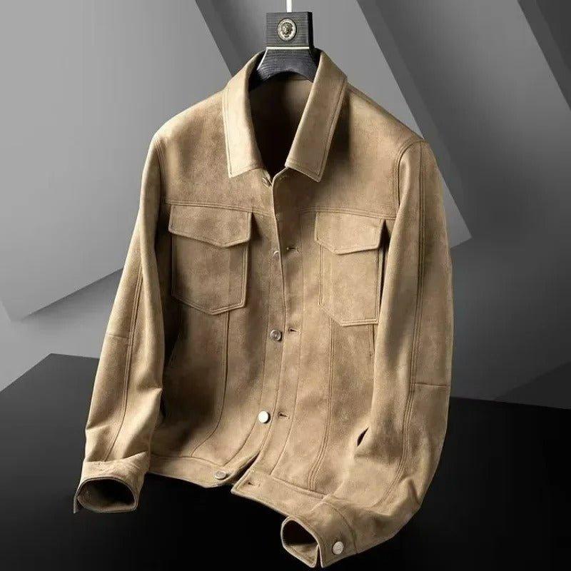 Veste en Daim Homme | Élégante pour le Printemps & l'Automne