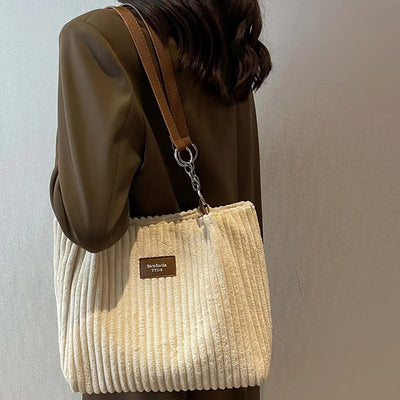 Julia Sac en Velours Côtelé en Coton