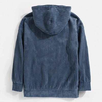 Sweat à capuche femme en velours avec poche kangourou